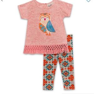 Rare Editions 2 piece set with owl